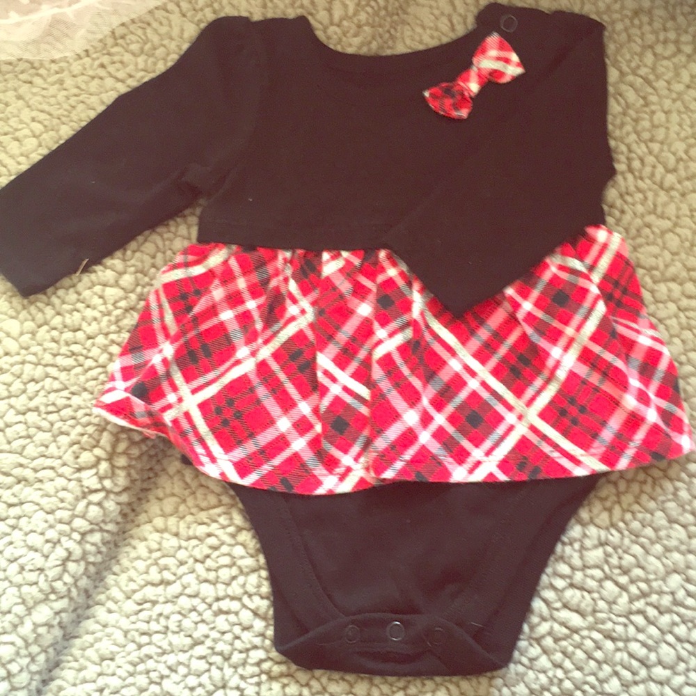 0-3 months plaid dress